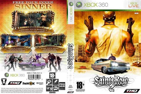 Tudo Capas Br2: Saints Row 2 - Capa Game XBox 360