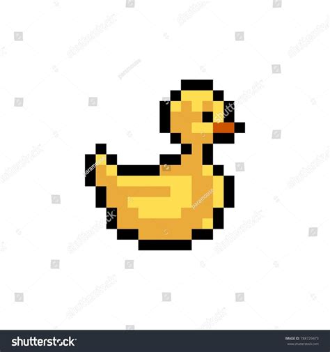 Yellow Style, Minecraft Pixel Art, Little Duck, Yellow Duck, Baby Ducks ...