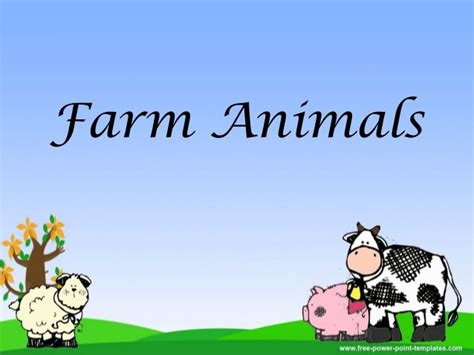 Farm animals powerpoint