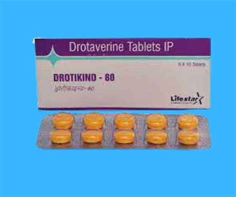 Drotaverine 80mg Tablet | Exporter | Supplier | Wholesaler | Distributor