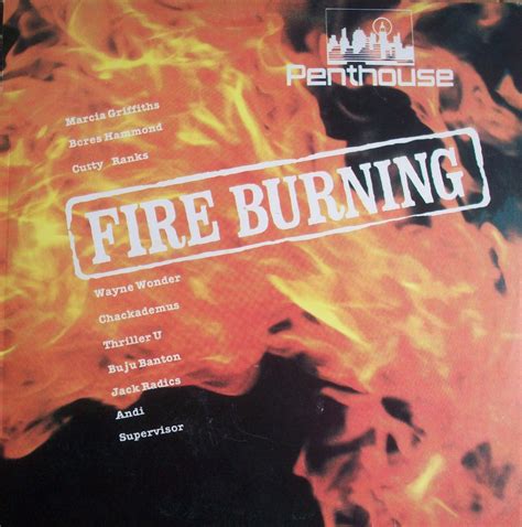 Fire Burning Various - LP (1991) - Rare Vinyl Collectible Records - Reggae, Ska, Roots ...