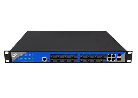 Rack Mount Ethernet Fiber Switch 16 10/100M Optical 2 Gigabit SFP 4 ...