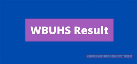 WBUHS Result 2024 BDS, B.Pharm, B.Sc Nursing, MBBS, MD Cut off Marks ...