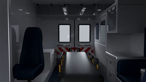 ArtStation - Ford E-Series Ambulance FDNY with Interior | Resources