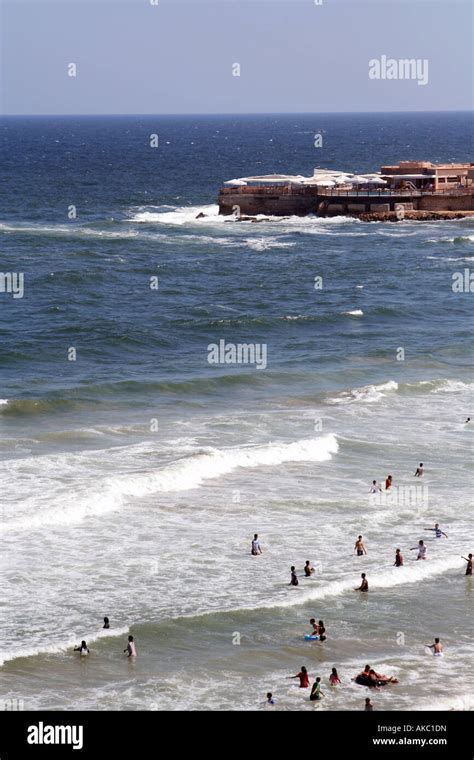 Alexandria beach , egypt Stock Photo - Alamy