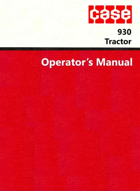 Case 930 Tractor Manual | Farm Manuals Fast