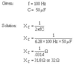 Electrical Engineering Tutorials: CAPACITIVE REACTANCE