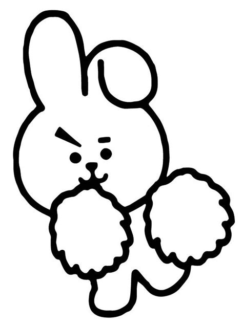 Kids-n-fun.com | Coloring page BT21 Cooky