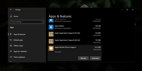 How to install Apple Mobile Device Support without iTunes on Windows 10