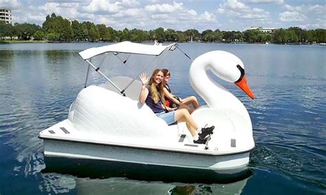 One or Two Swan Boat Rentals - City of Orlando, Florida | Groupon