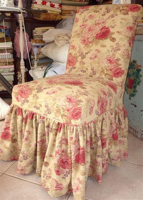 shabby chic slipcovers for loveseats | Cottage by Design with Trish Banner: Parsons chair ...