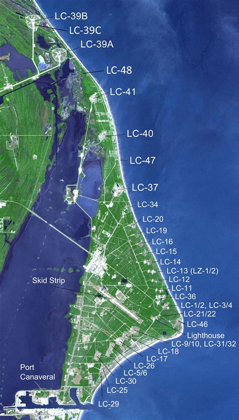 CAPE CANAVERAL LAUNCH SITES | Spaceline