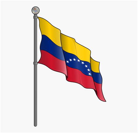 Flag,line,venezuela - Bandera De Venezuela Dibujo, HD Png Download ...