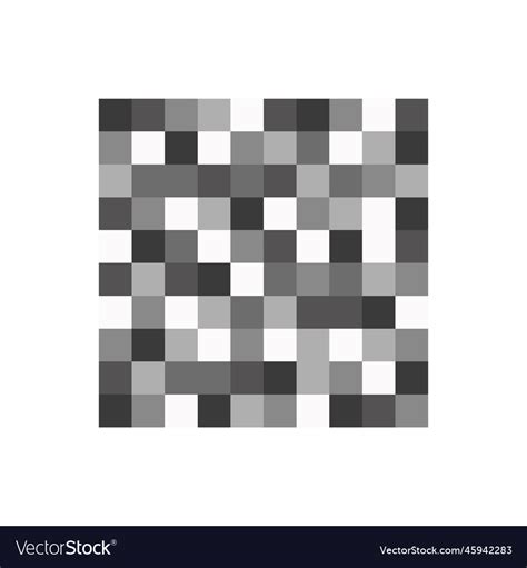 Censor blur effect square pattern grey pixel Vector Image