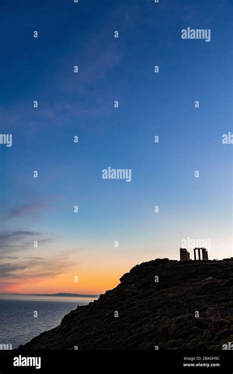 Cape Sounio, Temple of Poseidon Stock Photo - Alamy