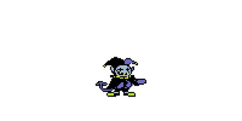 Pixilart - jevil jumping updated by Dudie