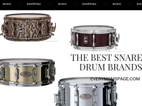 The Best Snare Drum Brands