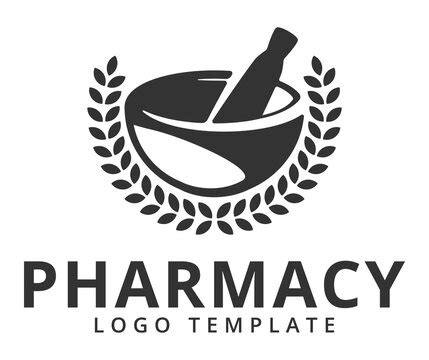 Mortar And Pestle Pharmacy Logo