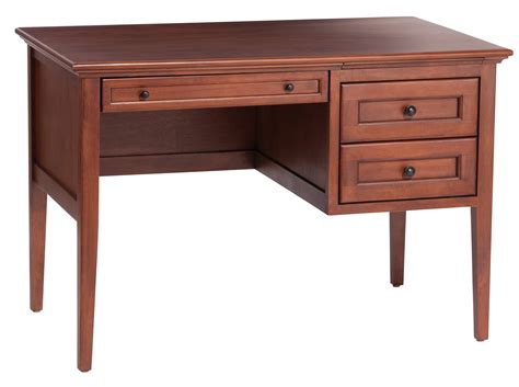 McKenzie 3-Drawer Desk, Glazed Antique Cherry by Wittier Wood Furniture