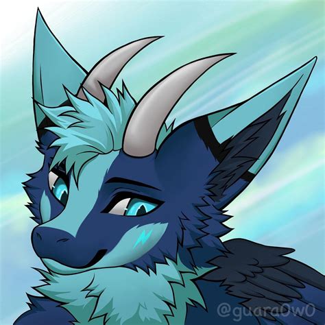 Fluffy dragon icon (art by me) : r/furry