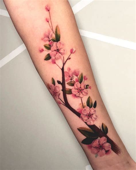 UPDATED: 50 Inspiring Sakura Tattoos (August 2020)