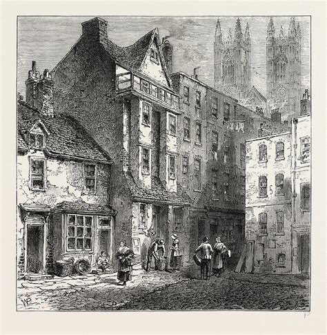 Caxtons House, Westminster, 1827, London Drawing by Litz Collection - Pixels