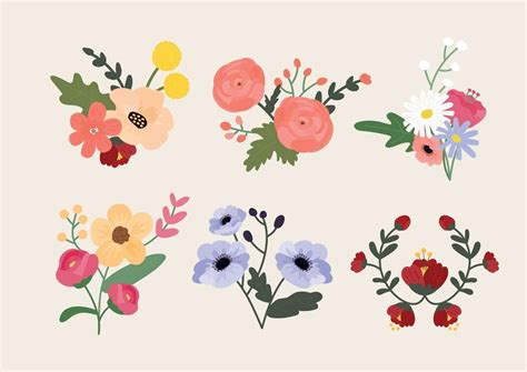 Flower Illustration Vector Art, Icons, and Graphics for Free Download