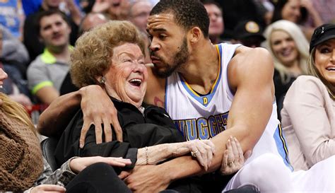 JaVale McGee dove into the front row and kissed a fan during Nuggets ...