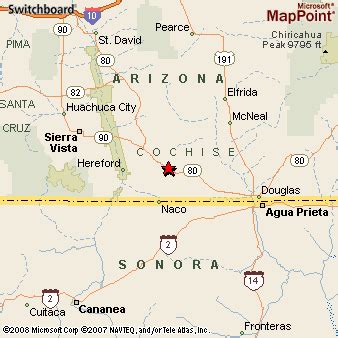 Bisbee, Arizona Area Map & More