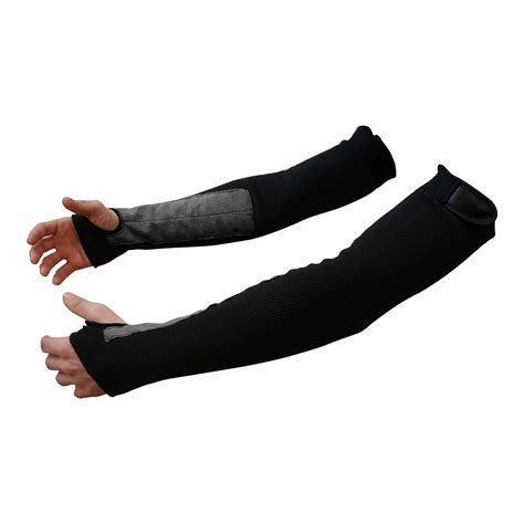 22” Black Kevlar Protective Arm Sleeves / Cut And Heat Resistant (1 Pair) - Walmart.com