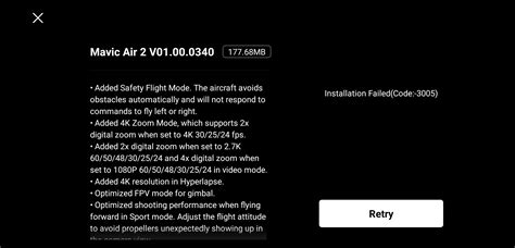 Mavic Air 2 Unable to Update Firmware | DJI FORUM