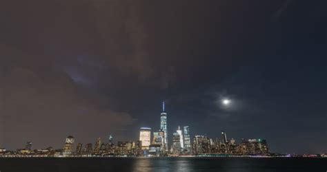 Lightning Storm over New York City image - Free stock photo - Public ...