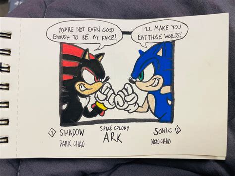 MK1-Style Intros -1- Sonic vs. Shadow by GoGoDoodles on DeviantArt