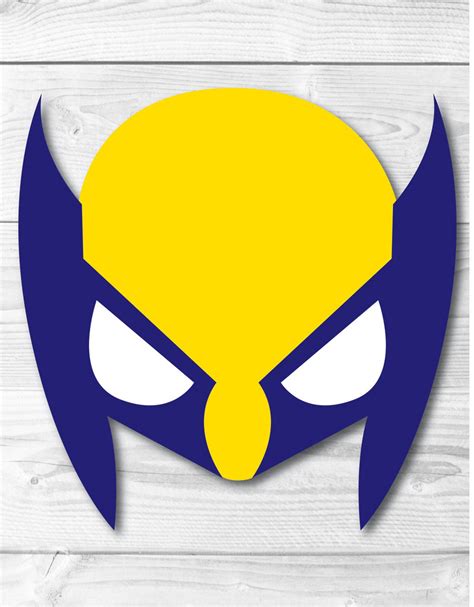 Wolverine DIY Face Mask Instant Download Paper Printable | Etsy