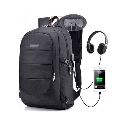 Stoneway - Travel Laptop Backpack, Waterproof Anti-Theft College Backpack, With USB Charging ...