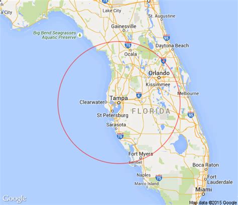 Tampa In Florida Map - Reyna Charmian