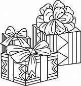 Gifts Isolated Coloring Page For Kids 11415834 Vector Art At Vecteezy sketch template