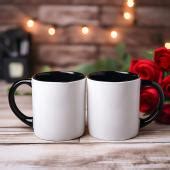Mug MockUp Coffee Cup Mock up Valentines mug mockup Couples mug Mock Up Photograph Styled Stock ...