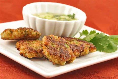 Thai Fish Cakes with Cucumber Dipping Sauce Recipe | MyGourmetConnection