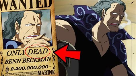 One Piece - How Strong Is Benn Beckman? (The Strongest Commander?!) - YouTube