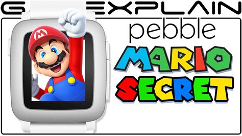 Super Mario Bros. Secret in Pebble Watch - YouTube