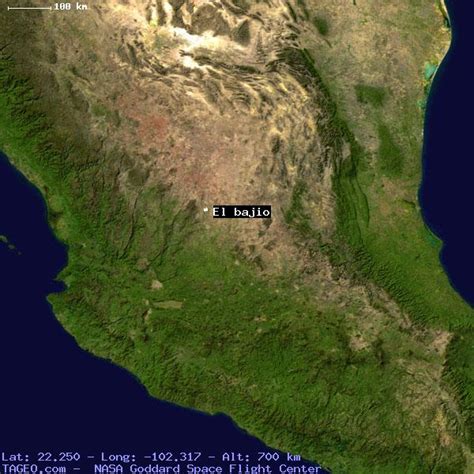 EL BAJIO Geography Population Map cities coordinates location - Tageo.com