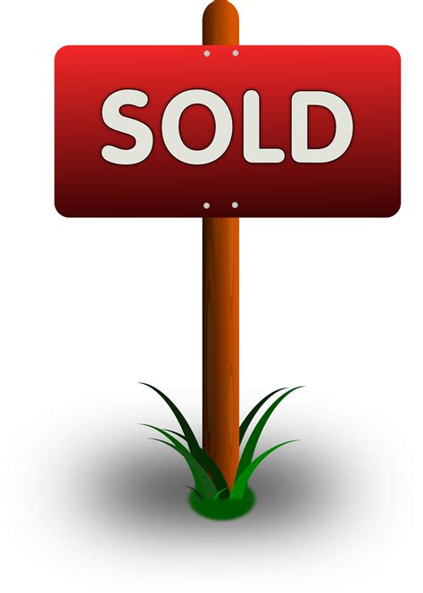 Clipart - Sold Sign