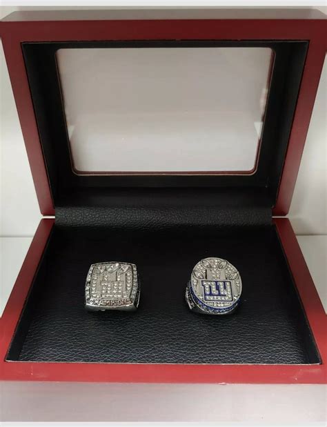 Eli Manning New York Giants Super Bowl 2 Ring Set With | Etsy