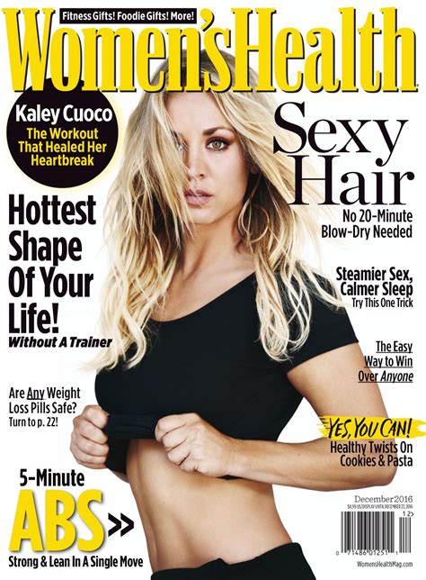 Kaley Cuoco - Women's Health Magazine December 2016 Issue