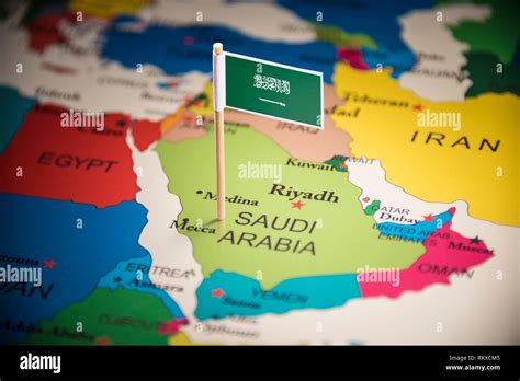 Saudi arabia map hi-res stock photography and images - Alamy