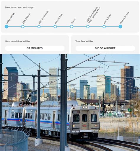 Denver International Train transportation