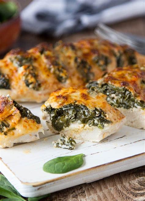 Hasselback Chicken with Spinach + Goat Cheese - Simple Healthy Kitchen