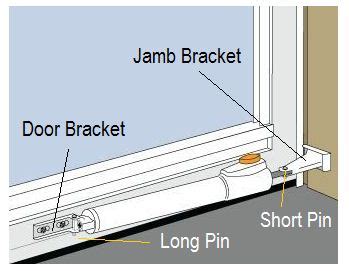 Storm Door Closer Brackets