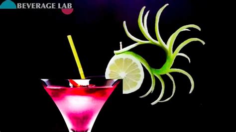 garnishing techniques | raju beverage lab - YouTube